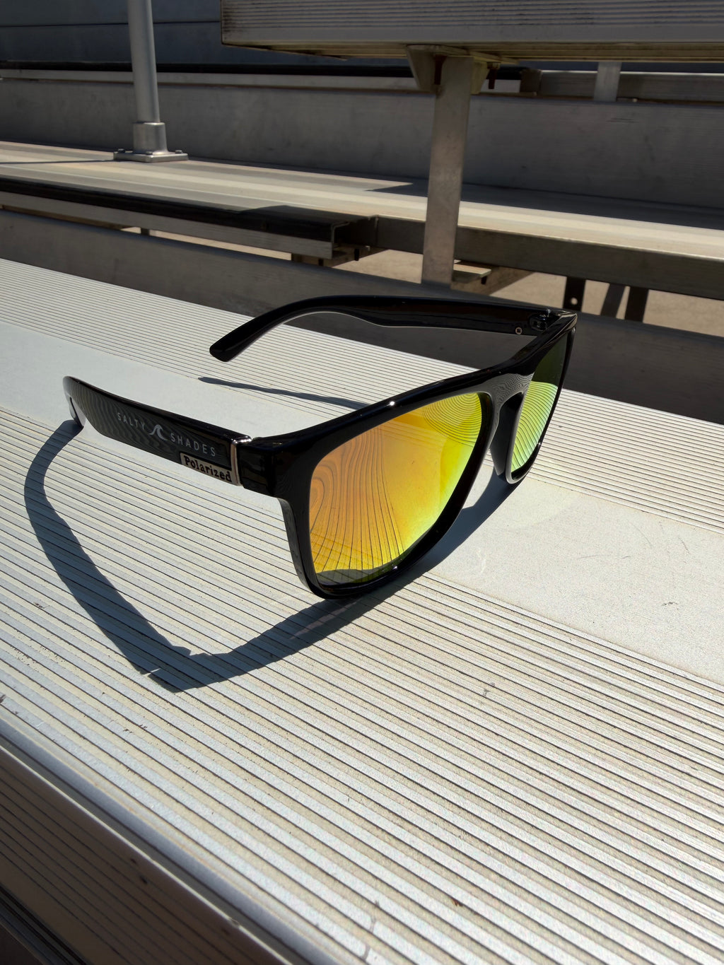 Tide Shift – Polarized Gold Mirror Sunglasses