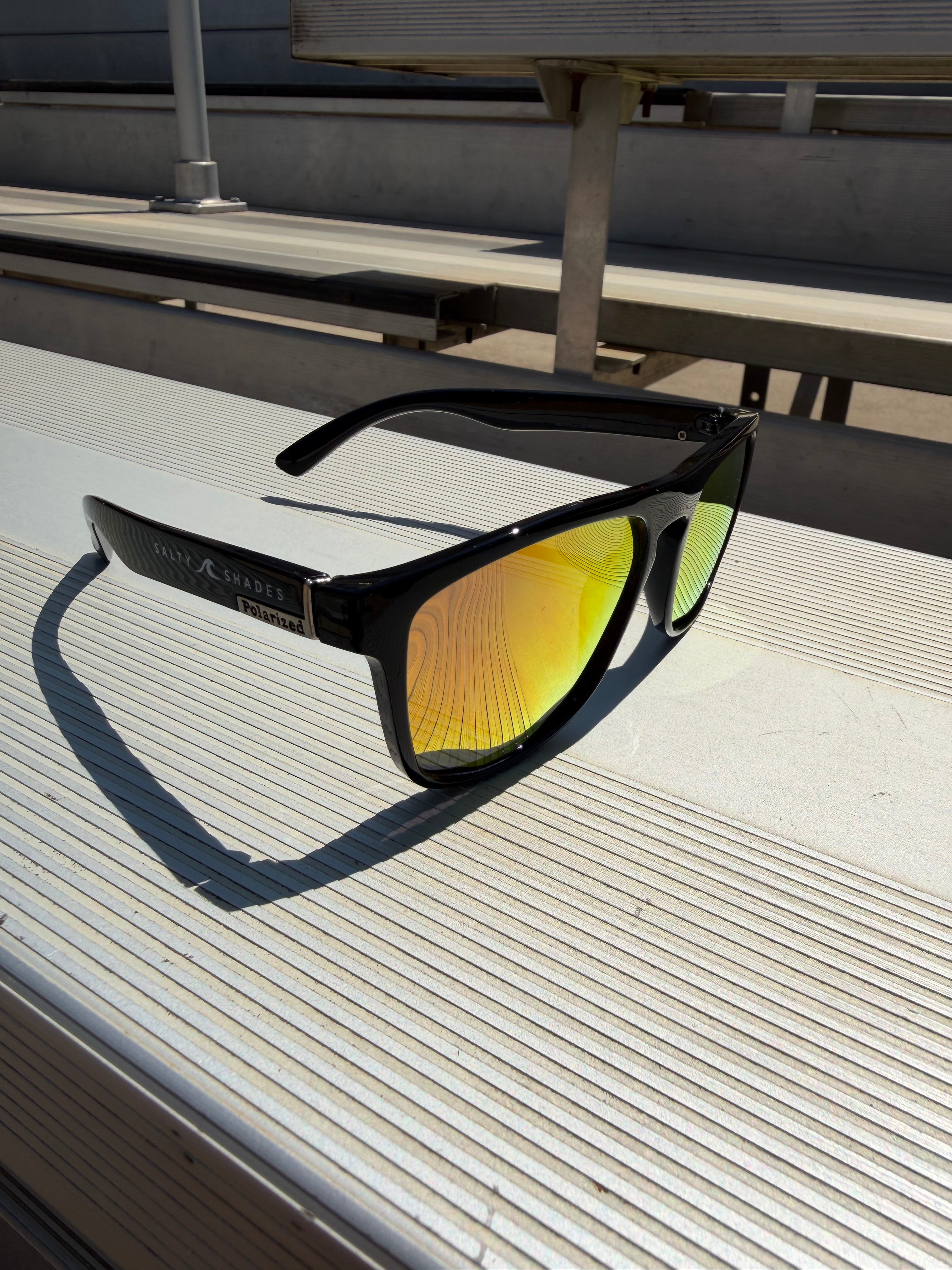 Tide Shift – Polarized Gold Mirror Sunglasses