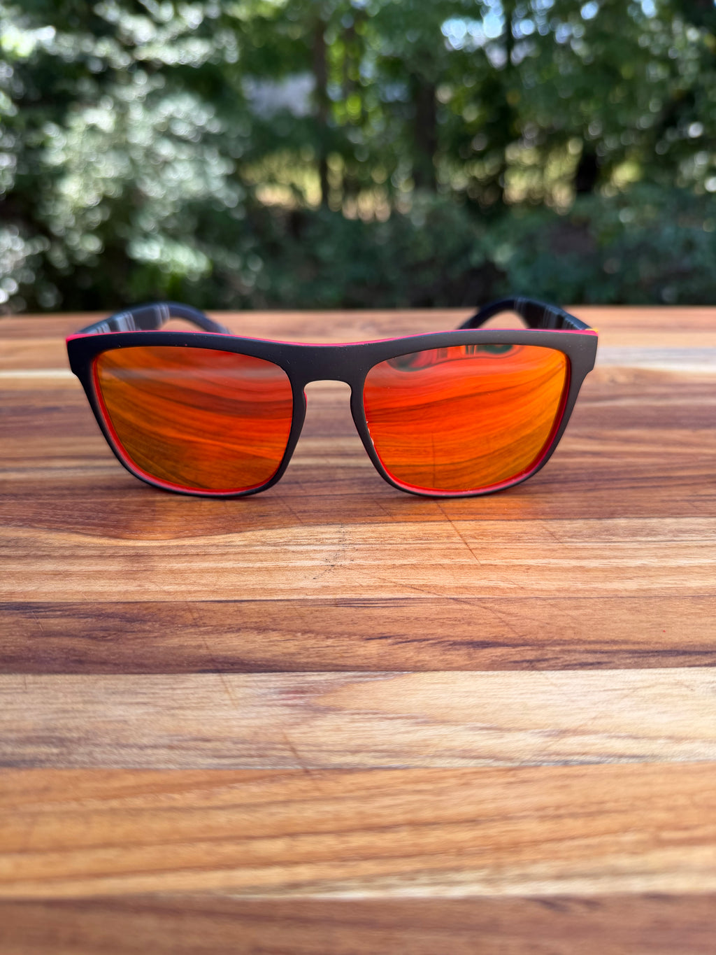 Sunset Rush – Polarized Orange Mirror Sunglasses