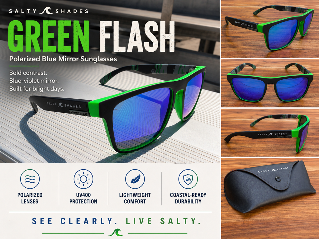 Green Flash – Polarized Blue-Violet Mirror Sunglasses