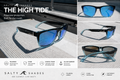 High Tide – Blue Mirror Polarized Sunglasses