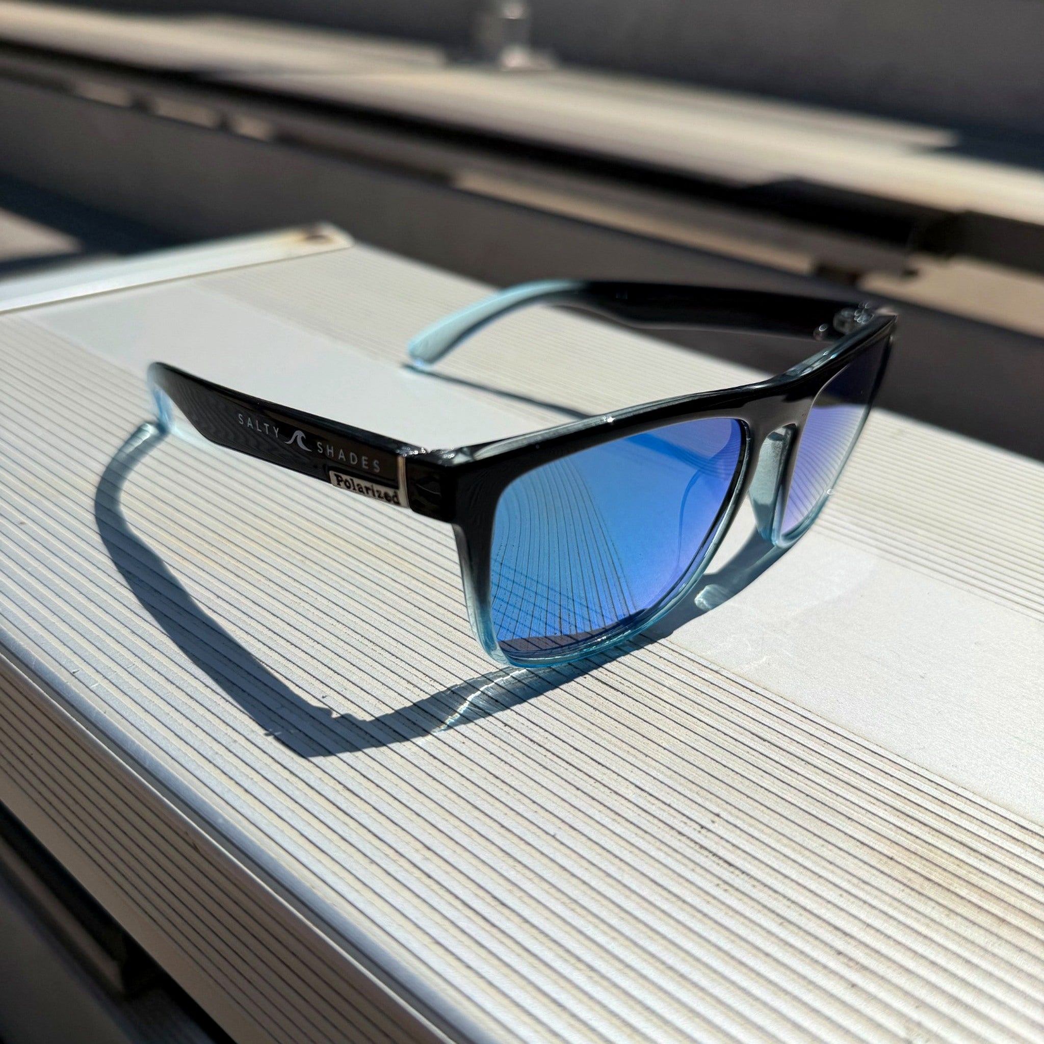 High Tide – Blue Mirror Polarized Sunglasses